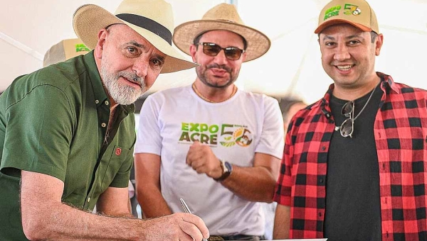 Gladson lança Expoacre especial 50 anos projetando meio bilhão em negócios e público recorde em shows nacionais