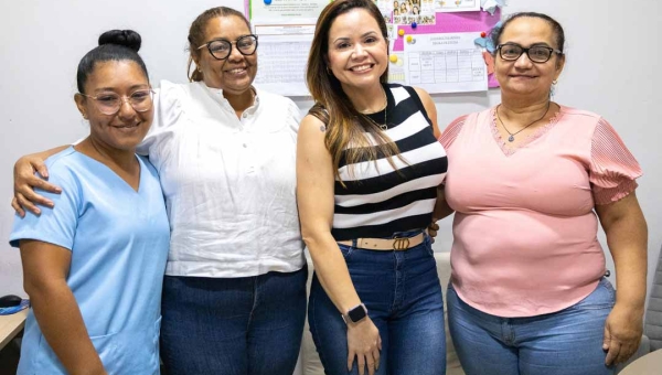 Deputada Dra. Michelle Melo faz visita a UNACON e acompanha os trabalhos da equipe de cuidados paliativos