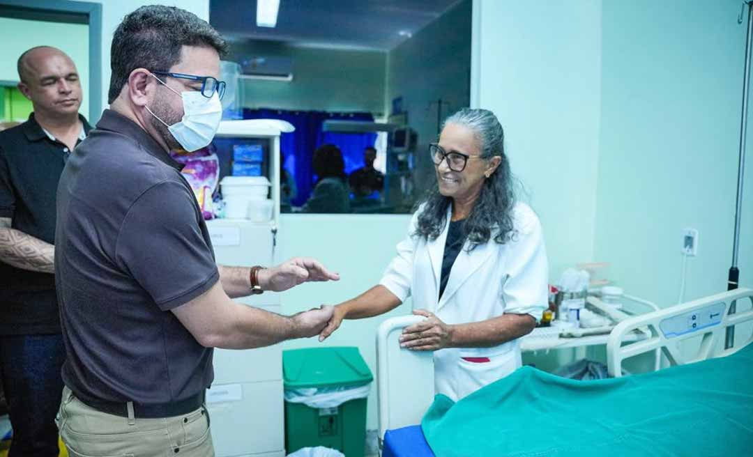 Governador Gladson Camelí acompanha mutirão de laqueaduras e cirurgias gerais em Mâncio Lima
