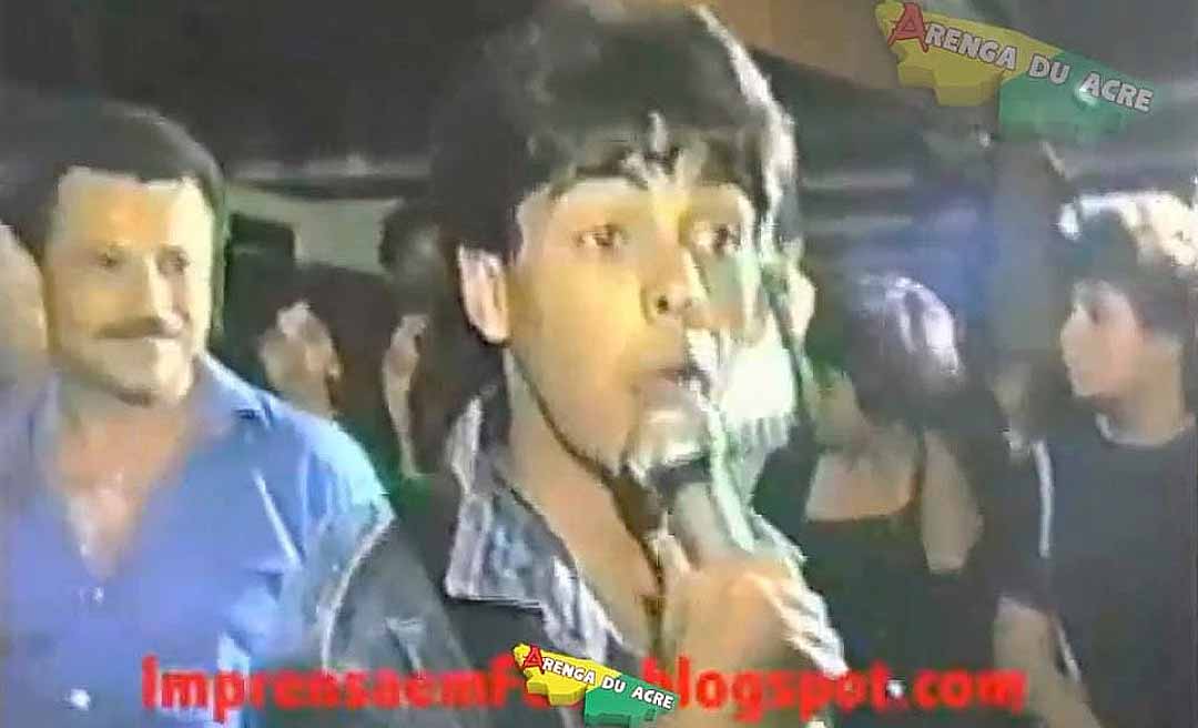 Arenga du Acre: página de humor no Acre relembra passagem de Zezé de Camargo na Praia da Base em 1987