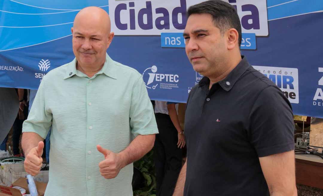 Samir Bestene acompanha ação de cidadania e saúde no Polo Wilson Ribeiro, em Rio Branco