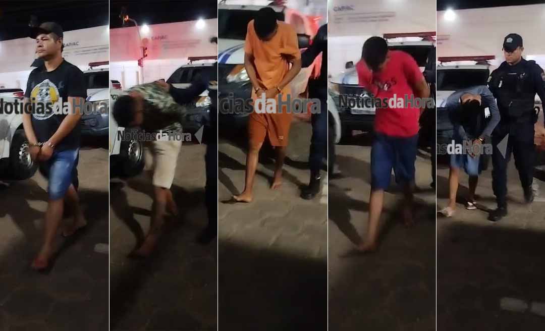 Polícia Militar prende quadrilha que aterrorizava moradores fazendo ‘arrastões’ no Segundo Distrito de Rio Branco