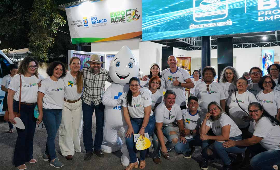 Combate à dengue e alto astral do grupo de idosos marcam fim de semana da Saúde de Rio Branco na Expoacre