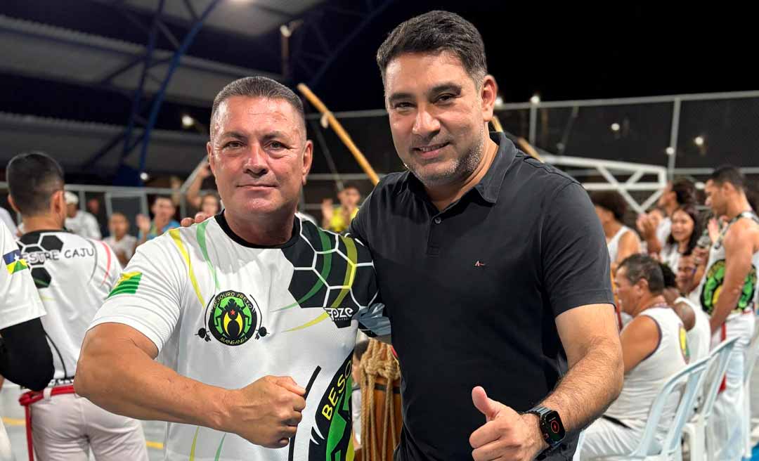 Vereador Samir Bestene participa da abertura de núcleo de capoeira no bairro Jequitibá; projeto é fruto de emenda parlamentar do progressista