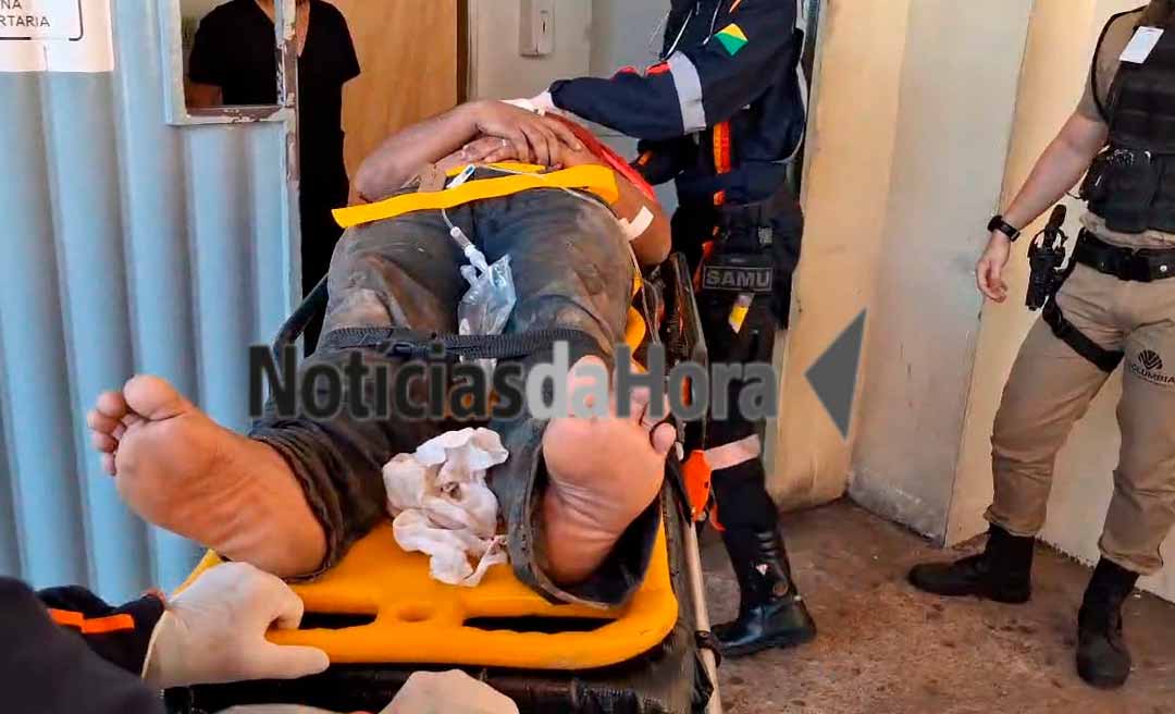 Trabalhador cai de altura de oito metros durante reforma de telhado em Rio Branco; vítima não usava equipamentos de proteção