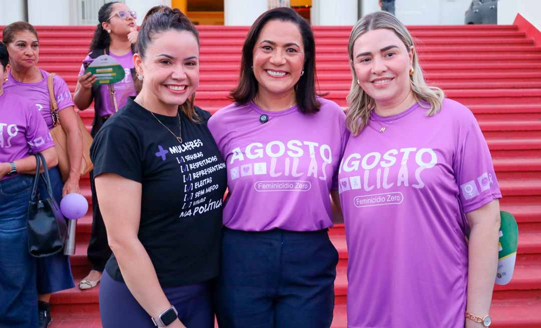 "Pelas que já se foram, e pelas que ainda podem ser salvas: Michelle Melo na caminhada por um Acre sem feminicídio"