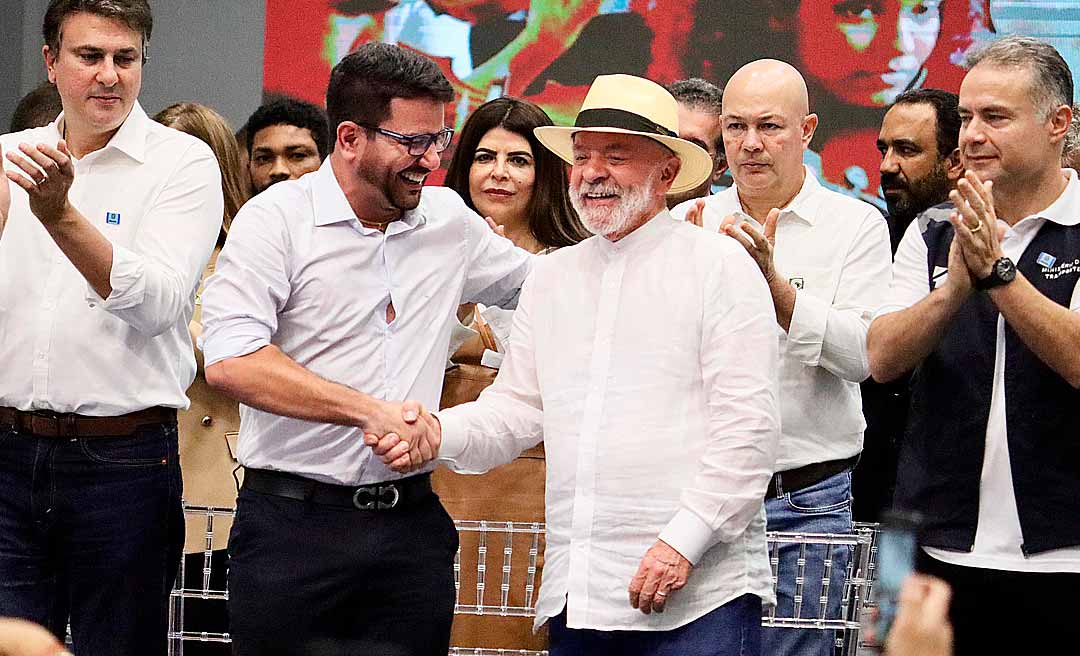 Gladson Camelí diz que Lula é um pai e um avô para o Acre: ‘meu bixim, volte mais vezes e traga mais investimentos para nós’