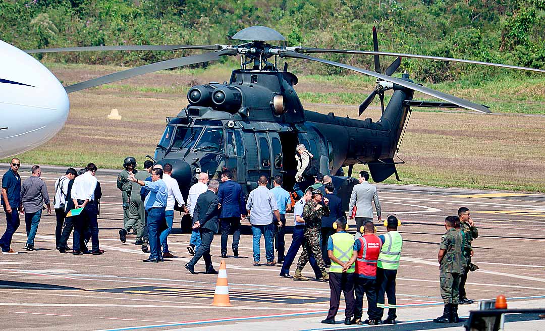 Lula chega ao Acre para realizar primeira visita oficial em seu terceiro mandato de presidente