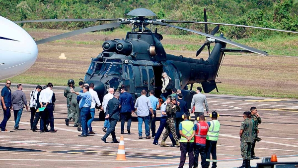 Lula chega ao Acre para realizar primeira visita oficial em seu terceiro mandato de presidente