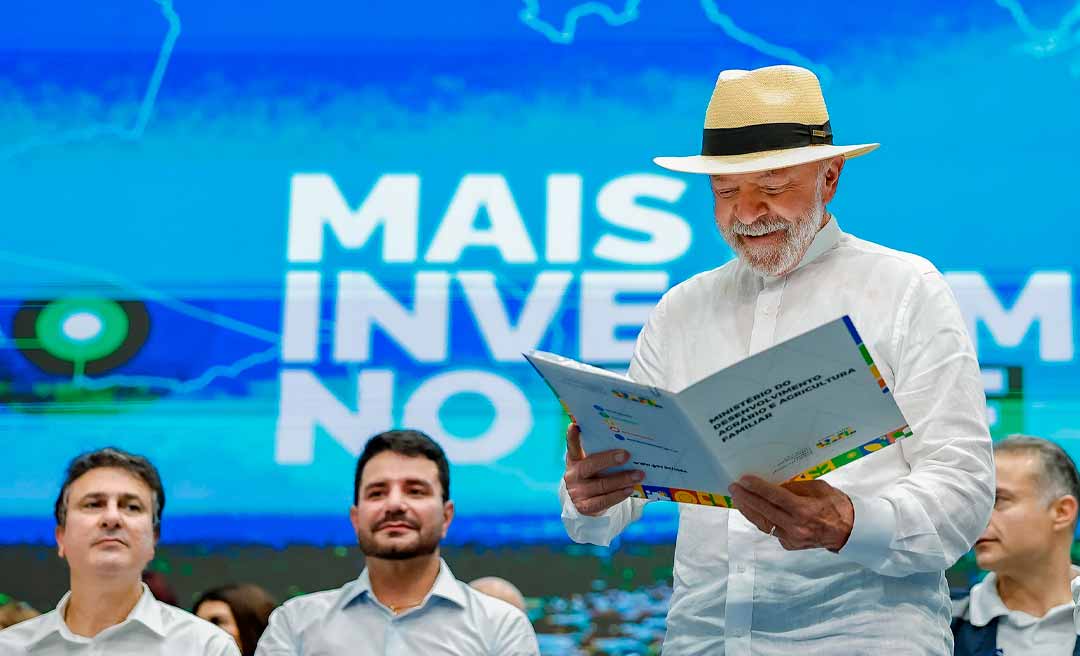 Em agenda em Rio Branco, Lula anuncia R$ 1,1 bilhão em investimentos: “que Deus abençoe o povo do Acre