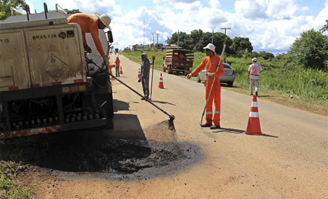 Após vinda de Lula ao Acre, mais de R$ 500 milhões já começam a ser investidos na manutenção e recuperação da BR-364