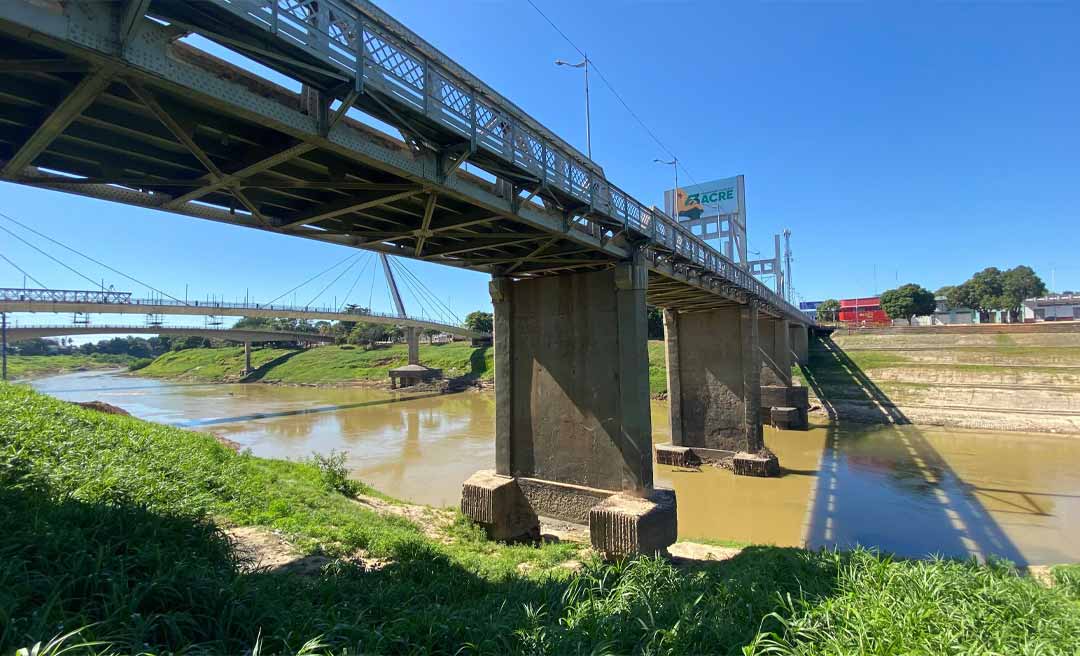 Rio Acre atinge 1,31 metro e se aproxima do menor nível já registrado em Rio Branco