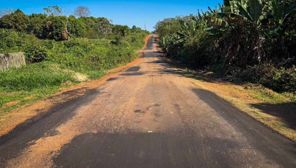 Deracre conclui manutenção do ramal do Polo Wilson Pinheiro, na zona rural de Rio Branco