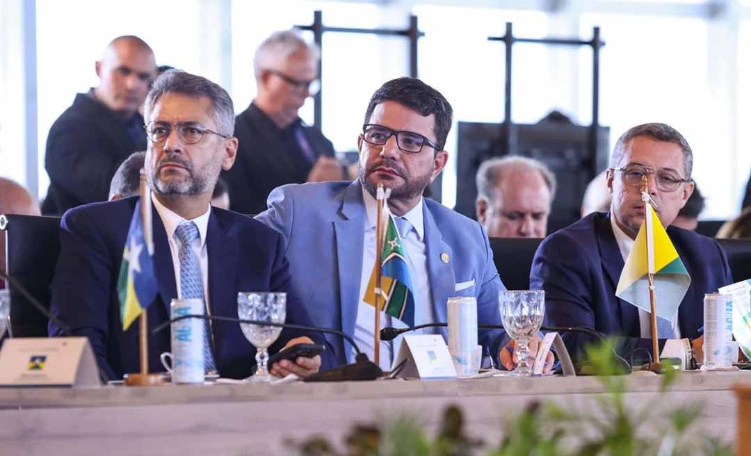 ‘Acre reafirma seu compromisso com a COP30’, diz Gladson Camelí durante Fórum Nacional de Governadores em Belém