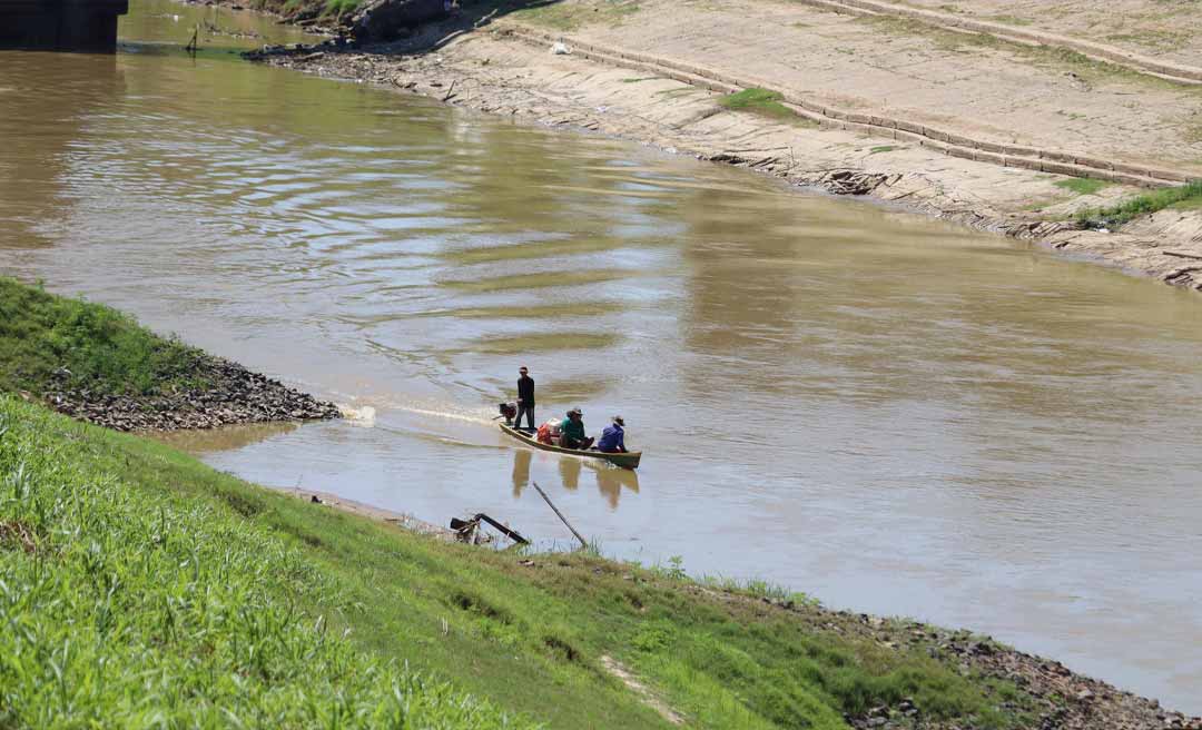 Rio Acre registra leve aumento, mas estiagem continua crítica em Rio Branco; nível segue próximo da pior cota histórica na Capital