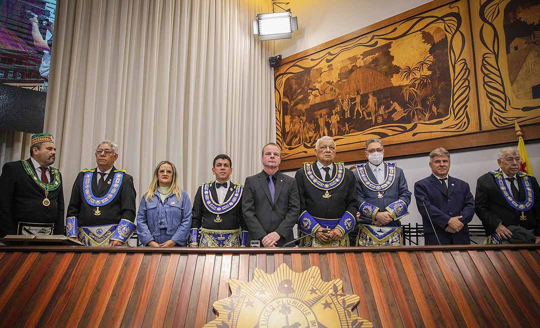 Aleac realiza sessão solene em homenagem ao Dia do Maçom por iniciativa de Pedro Longo