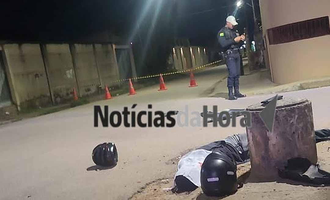 Colisão entre motocicletas deixa um morto e dois em estado gravíssimo em Rio Branco