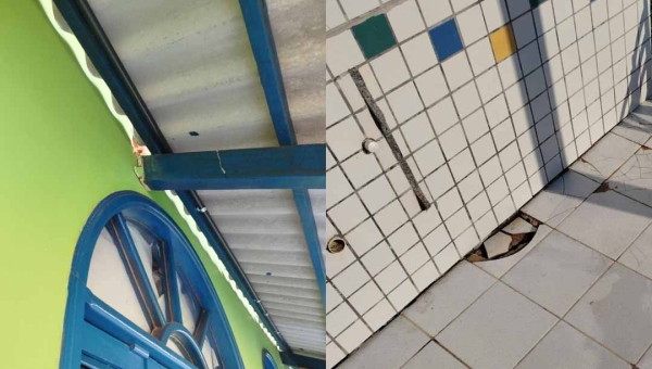 Edvaldo Magalhães denuncia péssima estrutura da Escola Jairo de Figueiredo Melo, de Jordão