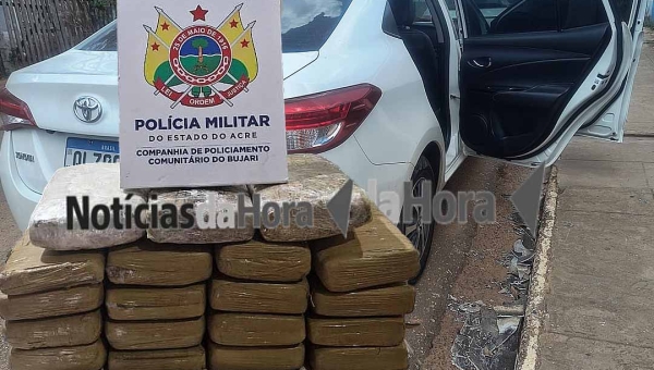 Polícia Militar apreende mais de 19 kg de drogas em caixa térmica na BR-364, no Acre