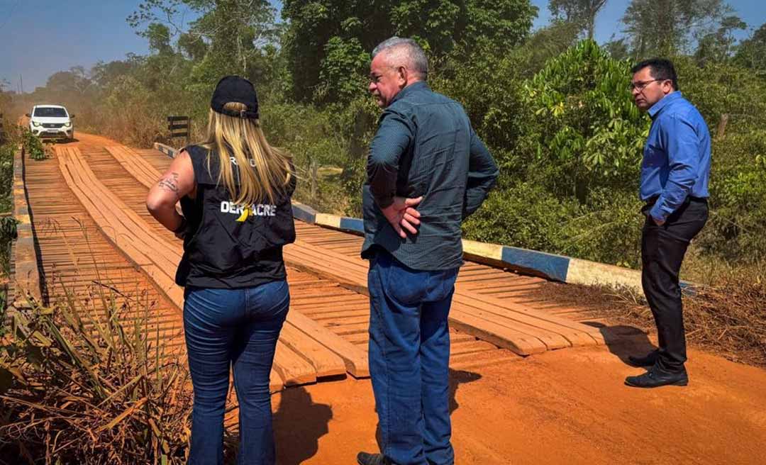 Parceria entre Deracre e Prefeitura garante recuperação de ponte, ramais e ruas em Plácido de Castro