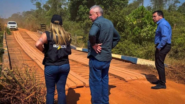 Parceria entre Deracre e Prefeitura garante recuperação de ponte, ramais e ruas em Plácido de Castro