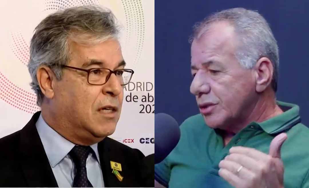 Presidente do MDB exalta Jorge Viana como um “excelente governador” e diz que petista “não merecia o estado estar de costas para ele”