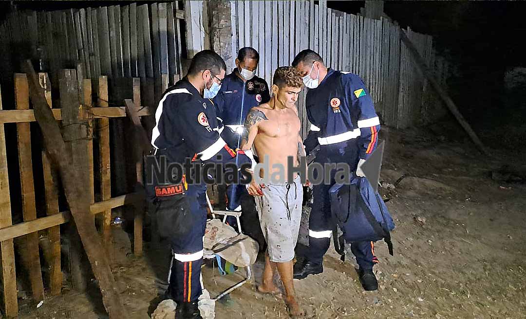 Homem sofre tentativa de homicídio a golpes de terçado após ter casa invadida no bairro Seis de Agosto, 2° Distrito da Capital