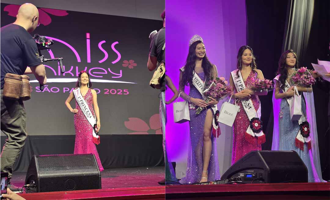 Acreana Natalia Akemi conquista pódio no Miss Nikkey São Paulo Capital 2025: “Foi emocionante representar o Acre”