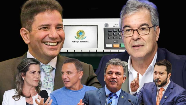 Com o eleitor escolhendo Gladson e Jorge como primeira opção para o Senado, segunda vaga parece indefinida com empate de Mara, Jarude, Bittar e Petecão