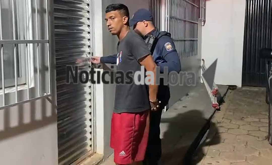 Polícia Militar recaptura foragido do presídio FOC em Rio Branco; ação foi realizada durante patrulhamento no bairro Ilson Ribeiro