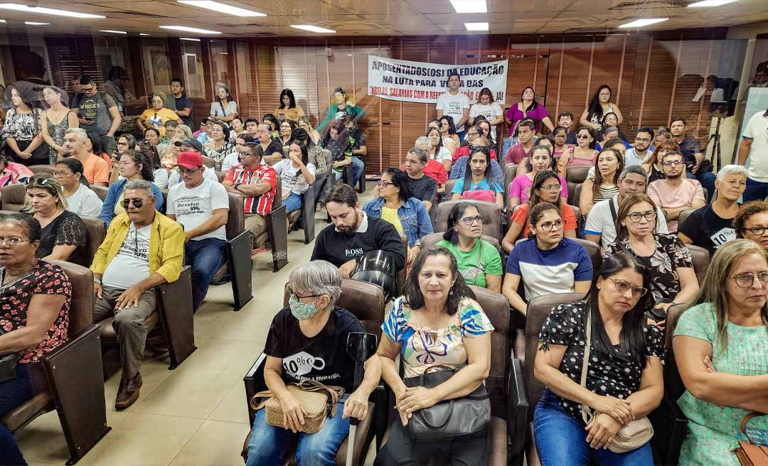 Educação do Acre vai parar amanhã em defesa do retorno dos 10% da tabela do PCCR
