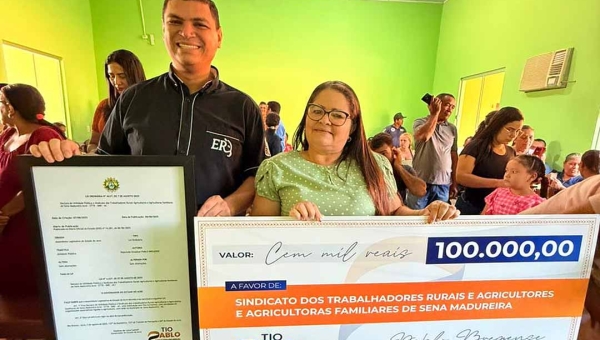 Tio Pablo destina R$ 100 mil para fortalecer a agricultura familiar em Sena Madureira