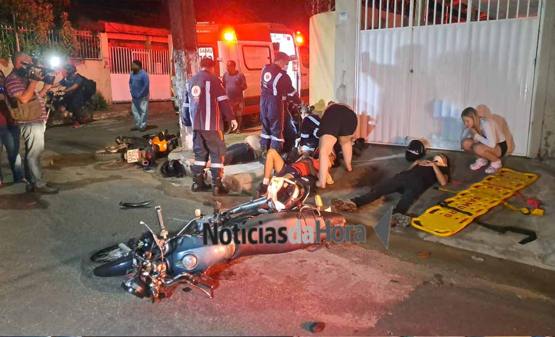 Motociclista morre em acidente após menores avançarem preferencial no Conjunto Bela Vista, em Rio Branco