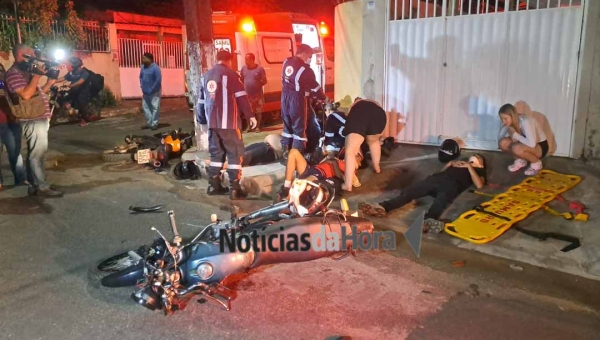Motociclista morre em acidente após menores avançarem preferencial no Conjunto Bela Vista, em Rio Branco