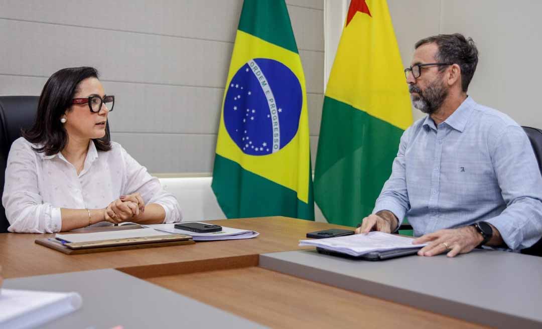 Mailza discute parceria entre Juntos Pelo Acre e Acre Pela Vida para fortalecer cidadania e prevenção à violência