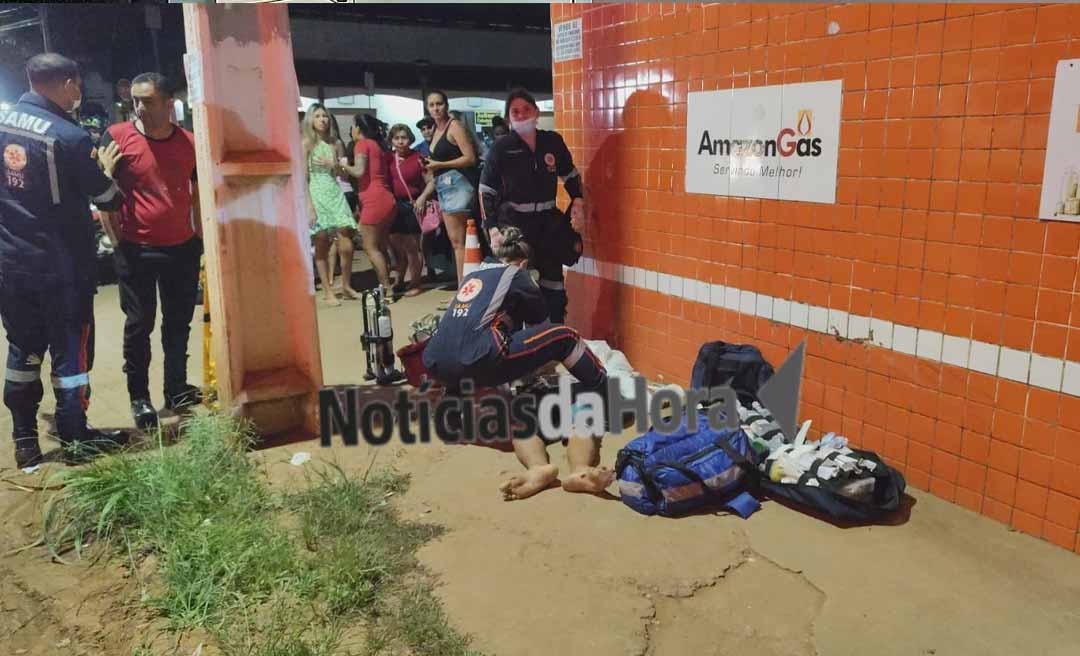 Motociclista morre após colidir contra poste no bairro Quinze, Segundo Distrito de Rio Branco
