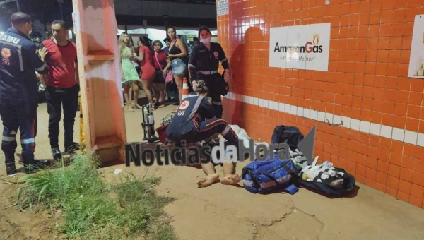 Motociclista morre após colidir contra poste no bairro Quinze, Segundo Distrito de Rio Branco