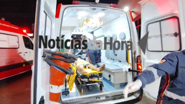 Jovem sofre acidente de moto na zona rural de Rio Branco e é internado em estado grave ao PS