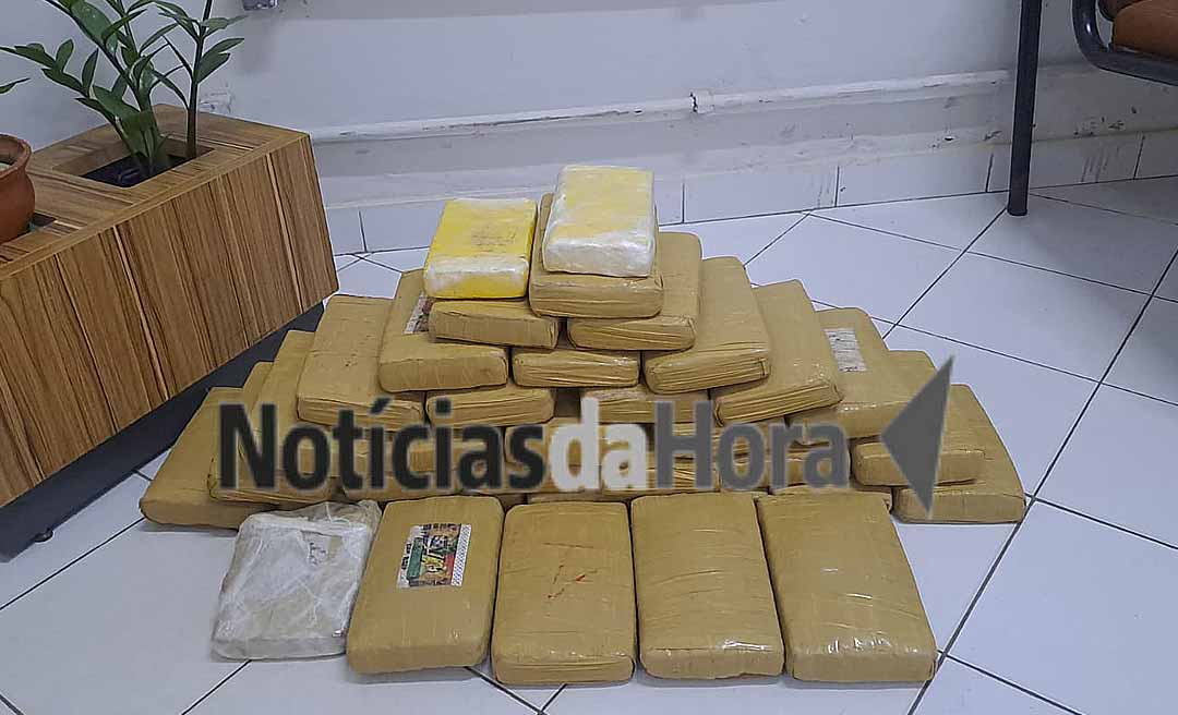 BOPE apreende mais de 35 kg de drogas em área de mata em Rio Branco; nenhum suspeito foi preso