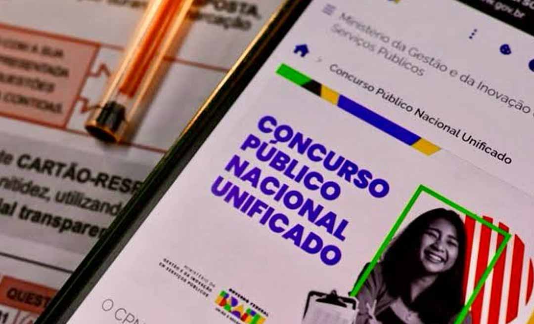 Mais de 4 mil candidatos do Acre participam do Concurso Público Nacional Unificado no próximo domingo, 5 de outubro