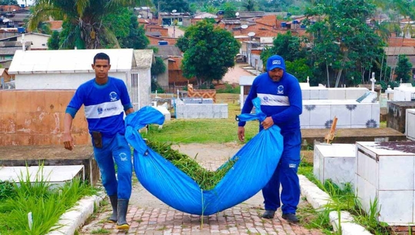 Prefeitura de Rio Branco abre crédito suplementar de R$ 3,3 milhões para reforçar serviços de limpeza urbana e manutenção de cemitérios