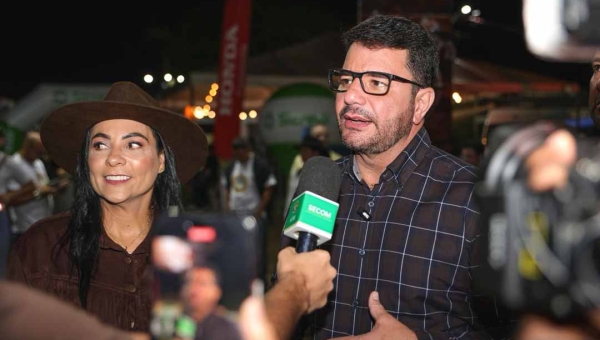 Na abertura da Expoquinari, governador Gladson Camelí reafirma compromisso com o desenvolvimento do município