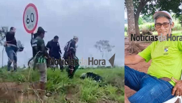Idoso é encontrado morto às margens da BR-317 em Senador Guiomard; corpo estava ao lado de uma motocicleta