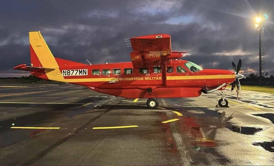 Corpo de Bombeiros do Acre ganha aeronave para reforço em emergência, apoio logístico e salvamento