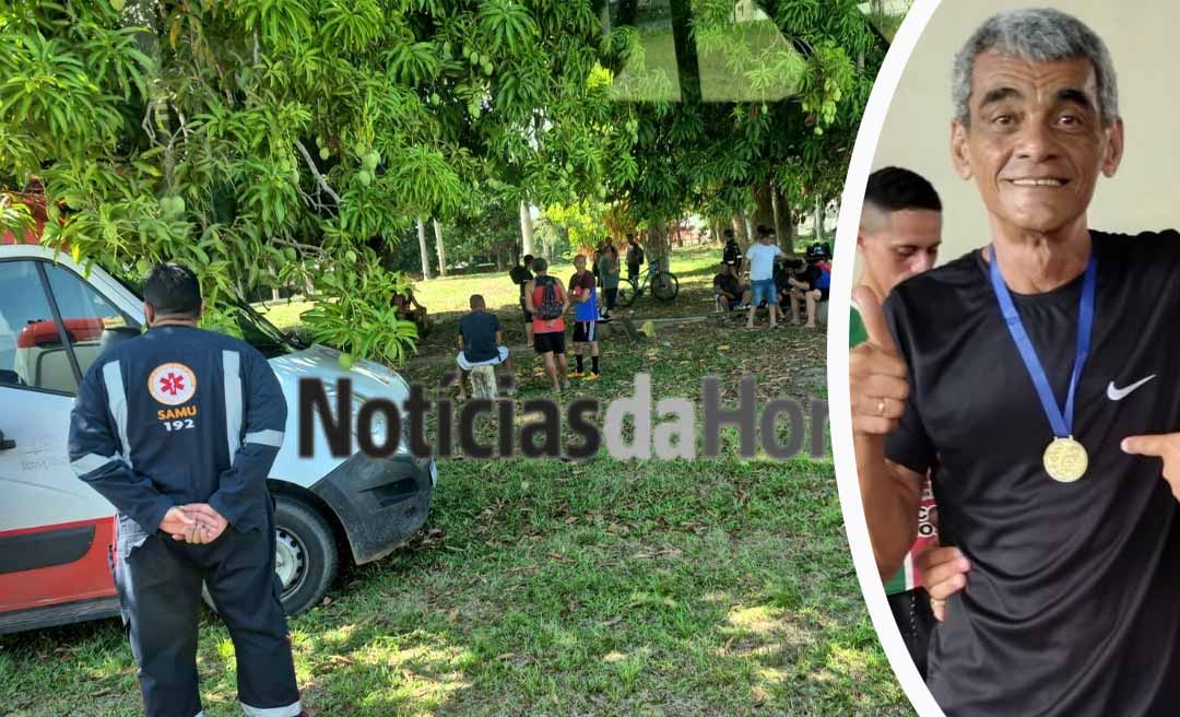 Jogador de futebol morre após sofrer infarto durante partida no campo do Independência, em Rio Branco