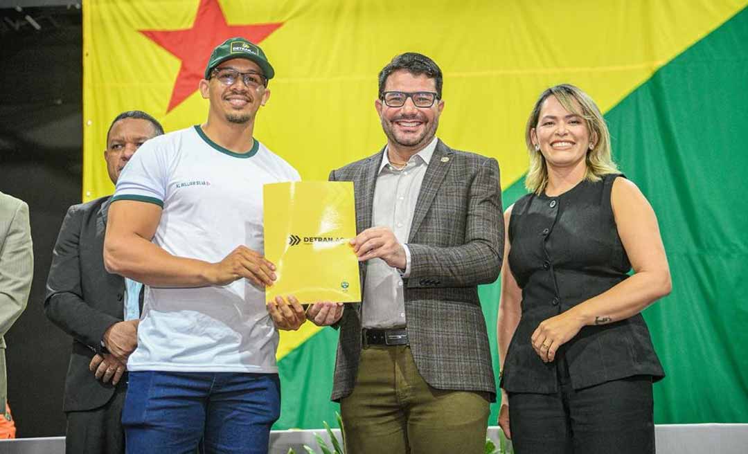 Governador Gladson Camelí prestigia aula inaugural do curso de formação do concurso público do Detran
