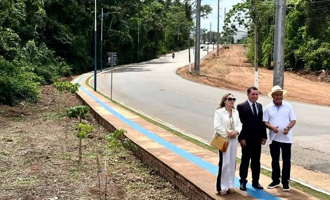 “Calçada da Justiça”: Prefeitura de Rio Branco, em parceria com o TJAC, inaugura estrutura com foco em acessibilidade