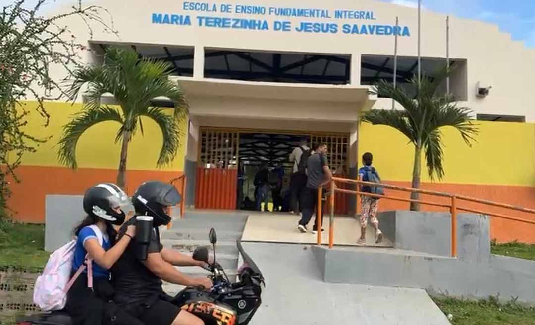 Em Cruzeiro do Sul cerca de 80% das escolas estão funcionando normalmente