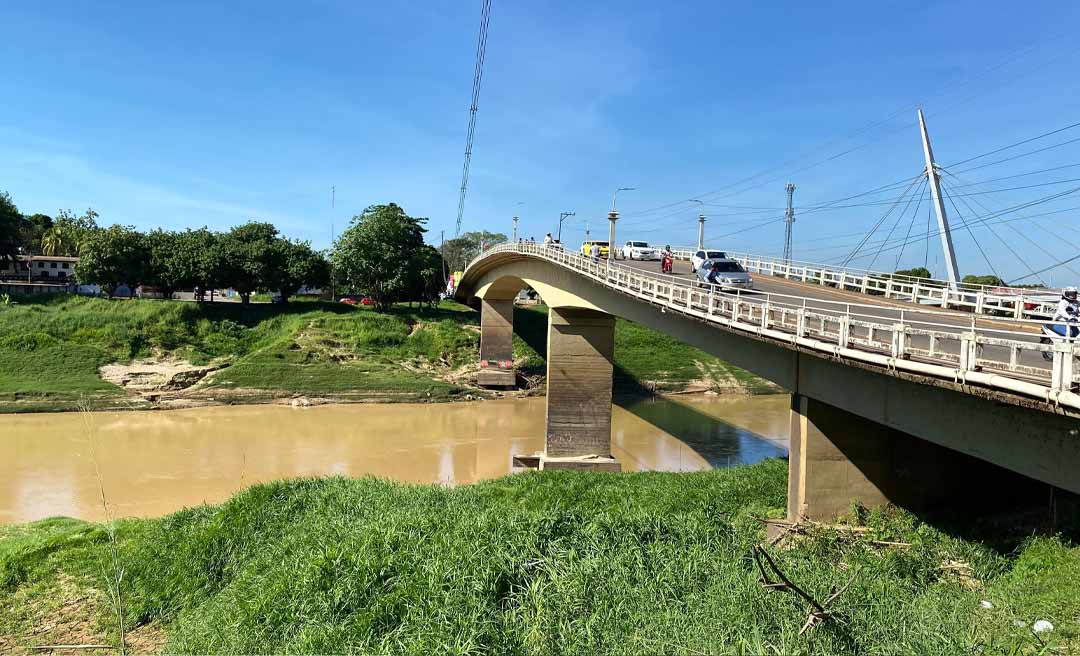 Rio Acre sobe 52 centímetros em 24 horas na Capital; aumento pode estar relacionado a chuvas nas cabeceiras do manancial