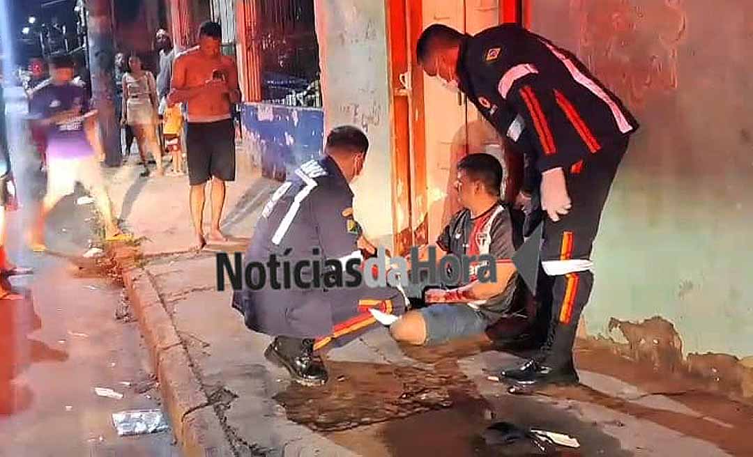 Confusão em bebedeira na Baixada da Sobral termina com dois gravemente feridos